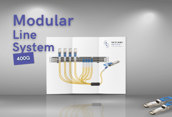 Libere el potencial del 400G con el sistema de línea modular