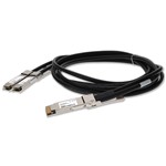 Arista Networks® CAB-D-2Q-200G-3M Compatible 200GBase-CU QSFP-DD 200G to 2xQSFP28 100G NRZ Direct Attach Cable (Passive Twinax, 3m)