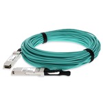 NVIDIA® MC220731V-020 Compatible 56GBase-AOC QSFP+ Active Optical Cable (850nm, MMF, 20m)