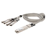 Arista Networks® Compatible 400GBase-CU OSFP to 4xQSFP56 Direct Attach Cable (Passive Twinax, 0.5m)