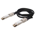 Arista Networks® Compatible 400GBase-AEC QSFP-DD to QSFP-DD Active Electrical Cable (AEC, 0.5m, CMIS 5.2)