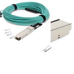 Cisco® Compatible 40GBase-AOC QSFP+ to 4xSFP+ Active Optical Cable (850nm, MMF, 20m)