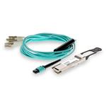 Brocade® (Formerly) Compatible 40GBase-SR4 QSFP+ Transceiver with 5m breakout (MMF, 850nm, 5m)