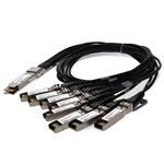 Arista Networks® Compatible 400GBase-CU QSFP-DD 400G to 8xSFP56 Direct Attach Cable (Passive Twinax, 3m)