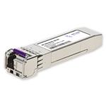 MSA Compliant 10GBase-BX SFP+ Transceiver (SMF, 1490nmTx/1550nmRx, 100km, LC, DOM)