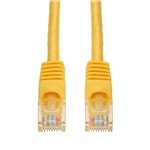 5ft Yellow CAT 6 PVC Ethernet Cable Snagless Bubble Boot RJ-45 M/M