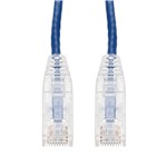 95ft Blue CAT 6 Slim PVC Ethernet Cable Snagless Clear-Claw RJ-45 M/M