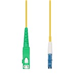 11m ASC to LC Yellow OS2 Simplex OFNR (Riser-Rated) SMF Fiber Patch Cable