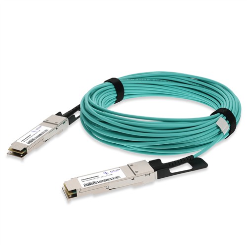 Picture of Arista Networks® AOC-Q-Q-40G-30M Compatible 40GBase-AOC QSFP+ Active Optical Cable (850nm, MMF, 30m)