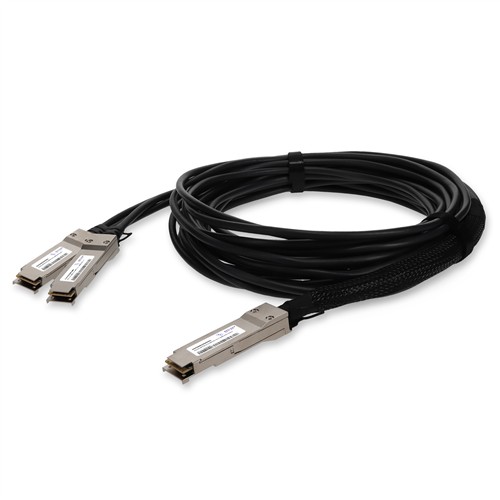 Picture of Mellanox® MCP7H50-H002R26 Compatible 200GBase-CU QSFP56 to 2xQSFP56 Infiniband HDR Direct Attach Cable (Passive Twinax, 2m, LSZH)