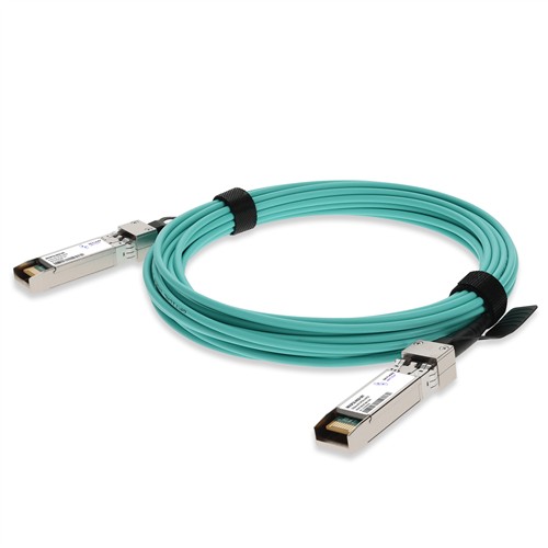 Picture of NVIDIA® MFA2P10-A010 Compatible 25GBase-AOC SFP28 to SFP28 Active Optical Cable (850nm, MMF, 10m)