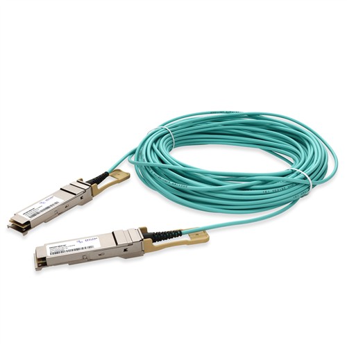 Picture of Mellanox® MFS1S00-H003V Compatible 200GBase-AOC QSFP56 DSP Active Optical Cable (850nm, MMF, 3m)