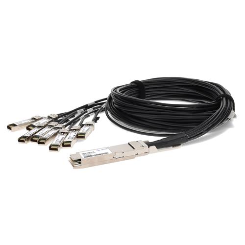 Picture of MSA Compliant 200GBase-CU OSFP to 8xSFP28 Direct Attach Cable (Passive Twinax, 1m)