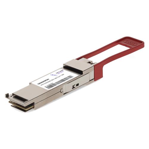 Picture of Alcatel-Lucent Nokia® Compatible 100GBase-BX LR1 PAM4 QSFP28 Transceiver Single Lambda (SMF, 1311nmTx/1291nmRx, 20km, LC, DOM)