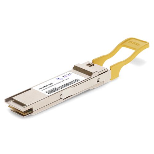 Picture of MSA Compliant 100GBase-BX CWDM4 QSFP28 Transceiver (SMF, 1270nm to 1330nm, 2km, ALC, DOM)