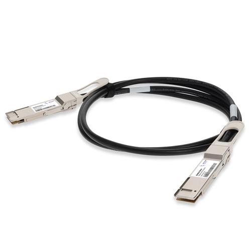 Picture of Juniper Networks® QDD-400G-DAC-2P5M Compatible 400GBase-CU QSFP-DD to QSFP-DD Direct Attach Cable (Passive Twinax, 2.5m)