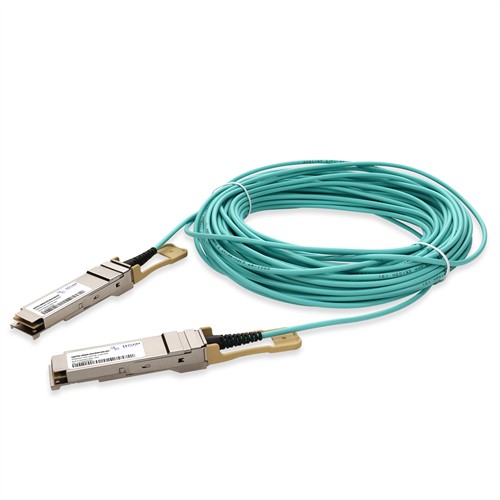 Picture of Mellanox® Compatible 200GBase-AOC QSFP56 DSP Active Optical Cable (850nm, MMF, 35m)