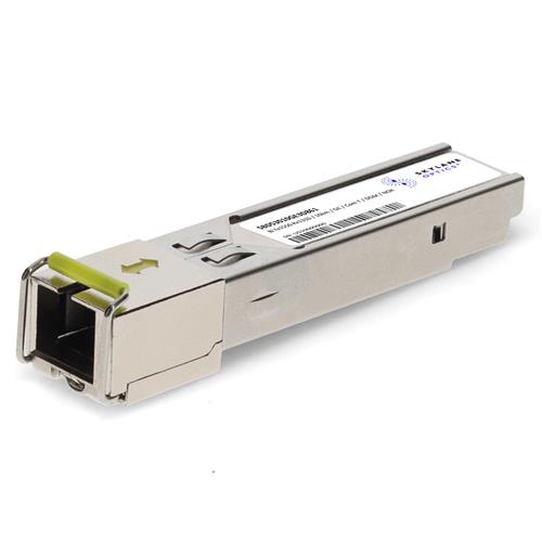 Picture of Alcatel-Lucent Nokia® Compatible 1000Base-BX SFP Transceiver (SMF, 1550nmTx/1310nmRx, 20km, SC, DOM)