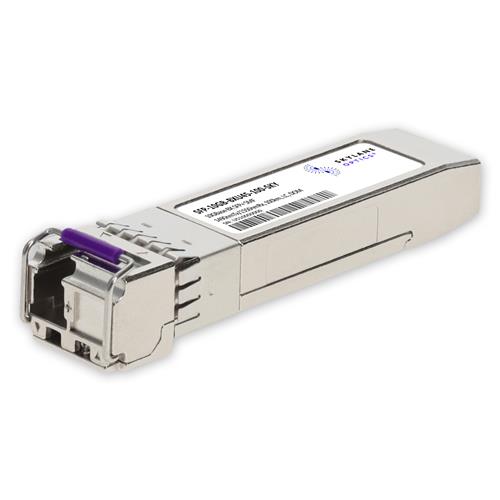 Picture of MSA Compliant 10GBase-BX SFP+ Transceiver (SMF, 1490nmTx/1550nmRx, 100km, LC, DOM)