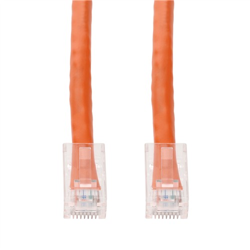 Picture of 10ft Orange CAT 6 PVC Ethernet Cable Non-Booted RJ-45 M/M
