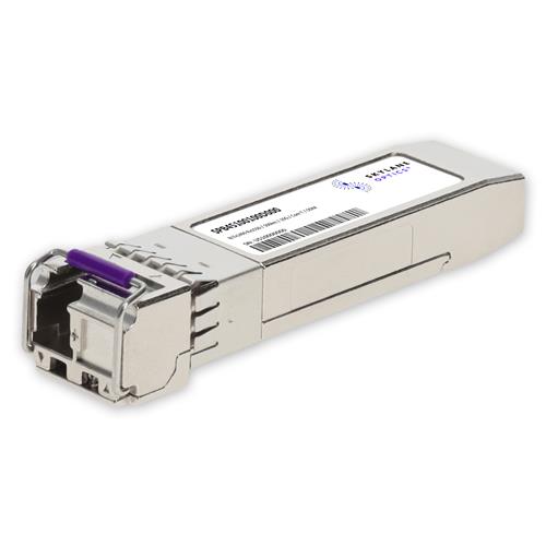 Picture of MSA Compliant 10GBase-BX SFP+ Transceiver (SMF, 1490nmTx/1550nmRx, 100km, LC, DOM)